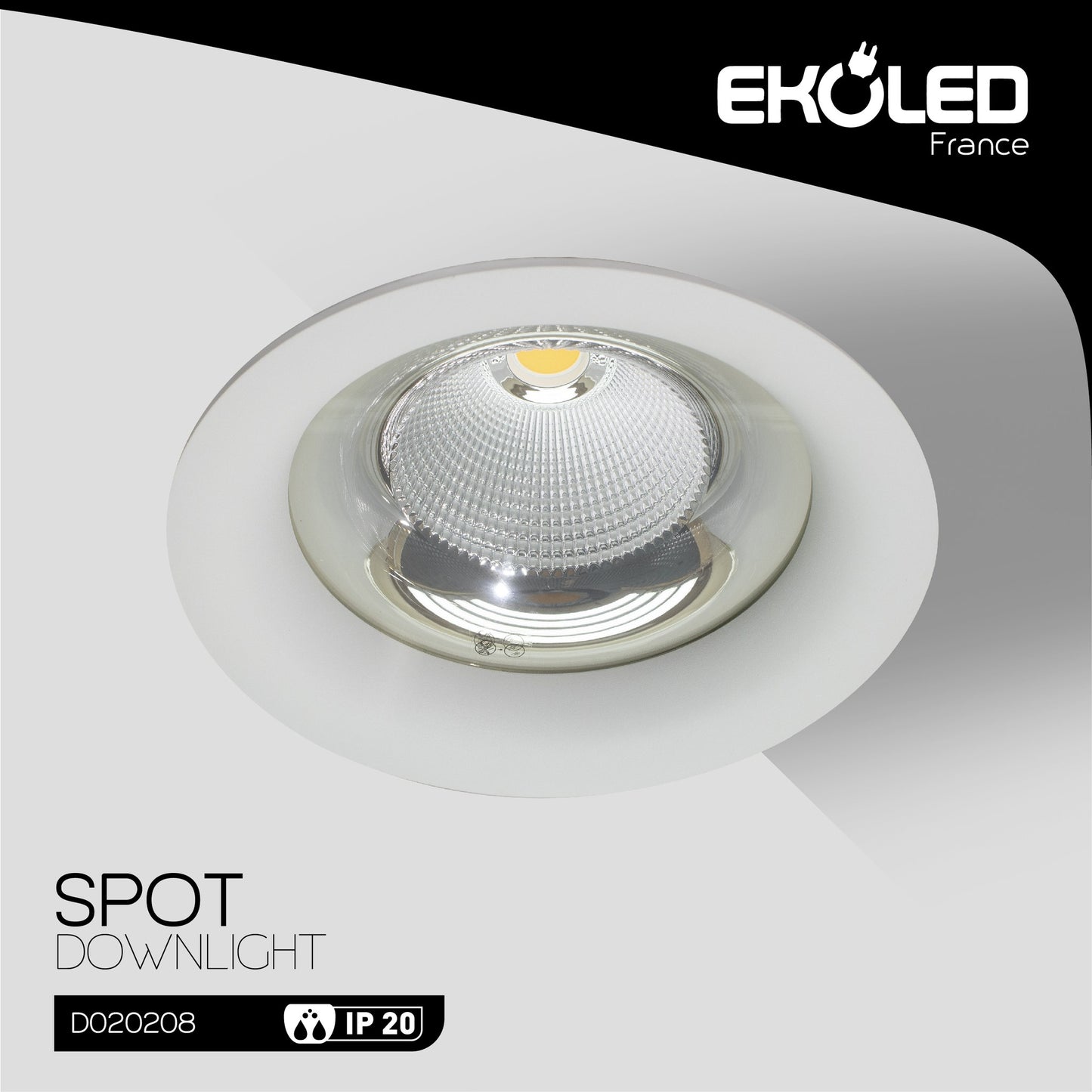 SPOT ROND LED 60W 6500K d020208