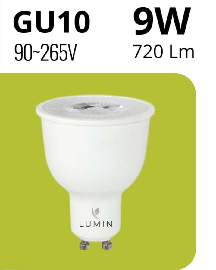 Ampoule GU10 9W 6500K LUMIN