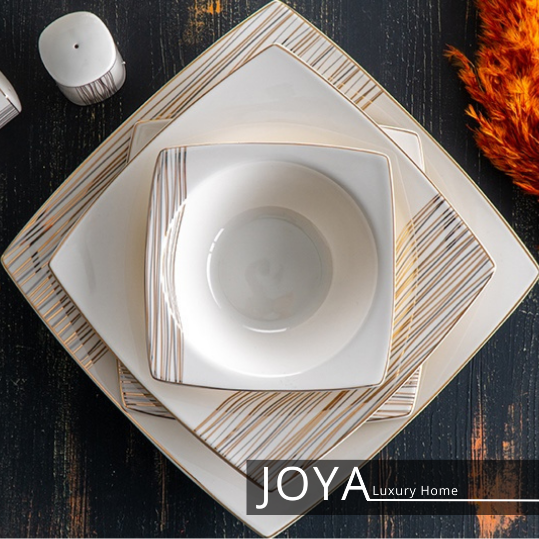 JOYA ATENAS porcelaine fine servise de table 60 pièces pour 12 personnes. 8681145092826