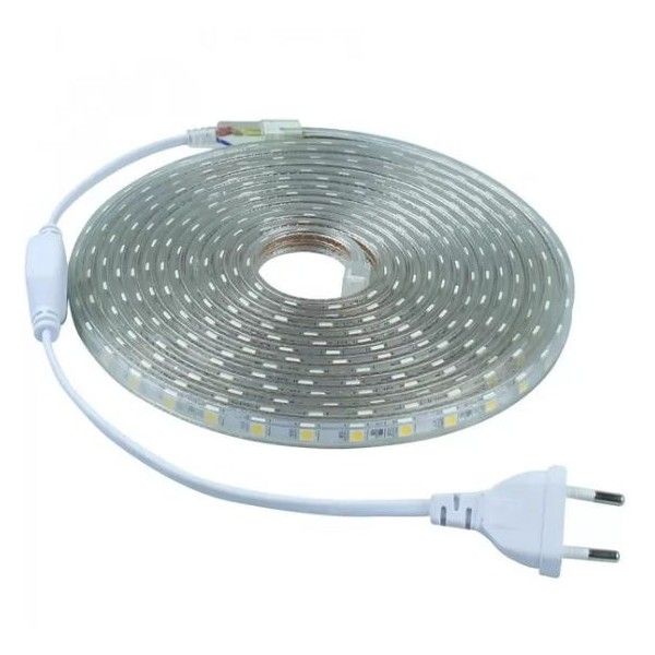 RUBAN LED EKOLED 5050-60-8MM- 220V 6500K